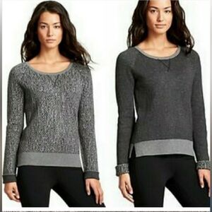Athleta Reversible Adder Sweater Size Small